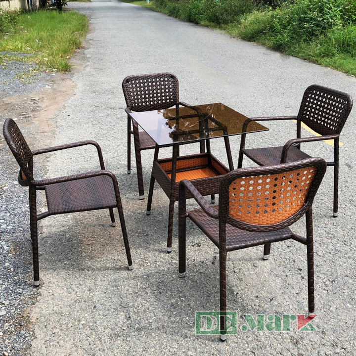 Bàn Ghế Giả Mây MT2024