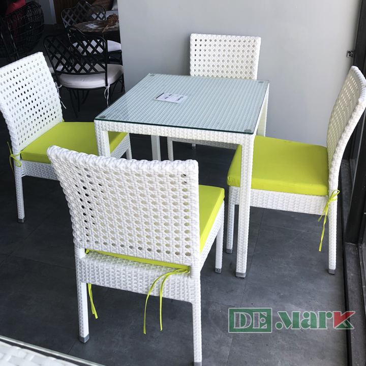 Bàn Ghế Giả Mây Ngoài Trời MT2A154