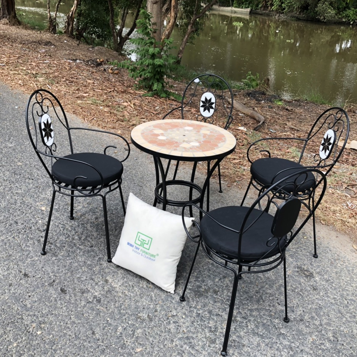 Bàn Ghế Sắt Đẹp BGS330