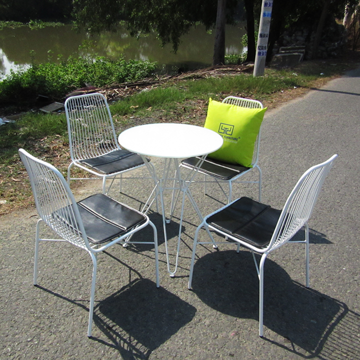 Bàn Ghế Sắt Cafe Ngoài Trời Giá Rẻ BGS3005