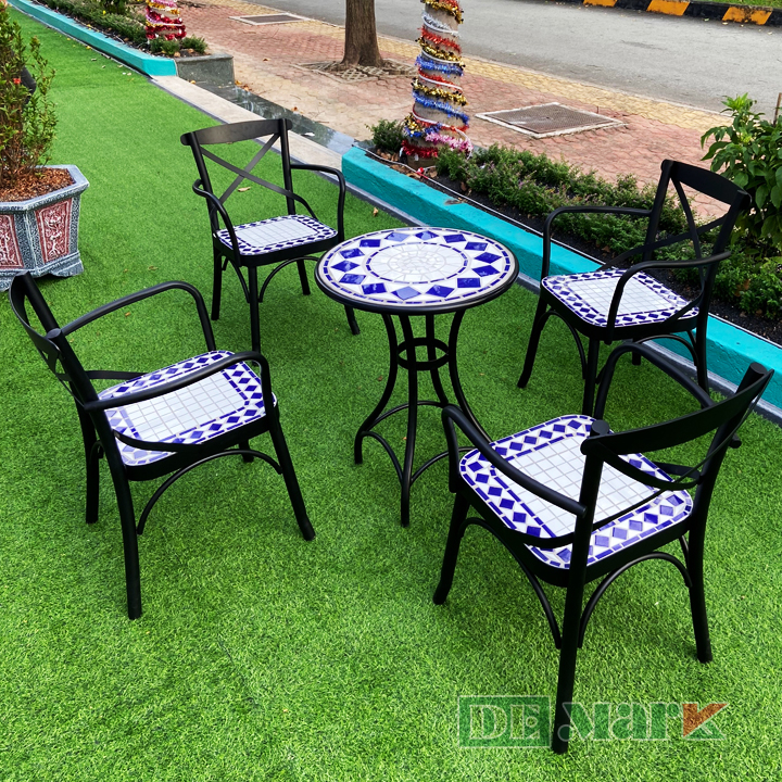 Bộ Bàn Ghế Sắt Sân Vườn MT3009