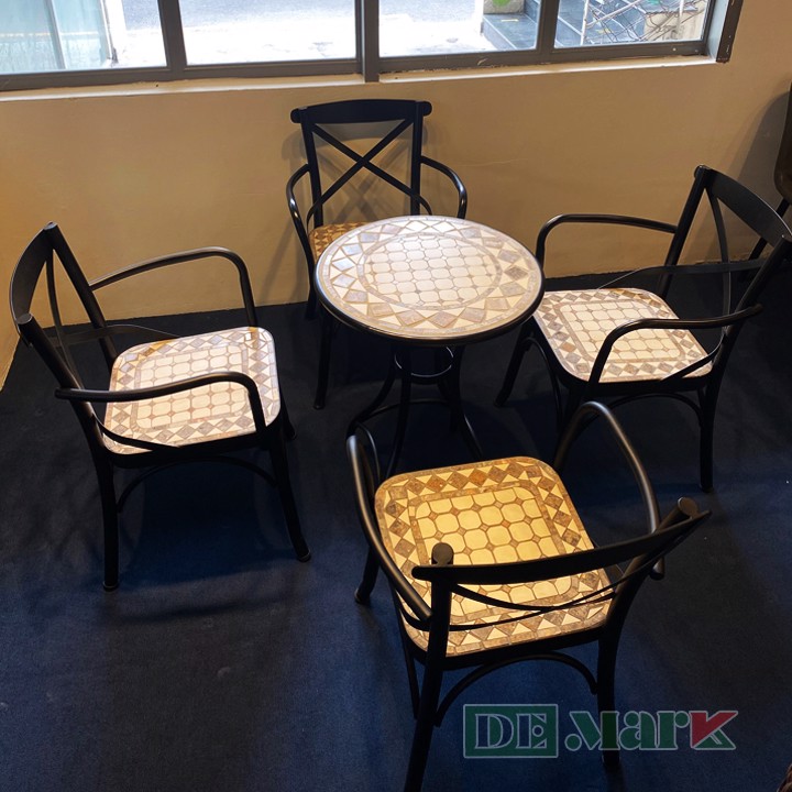 Bộ Bàn Ghế Sắt Sân Vườn MT3009