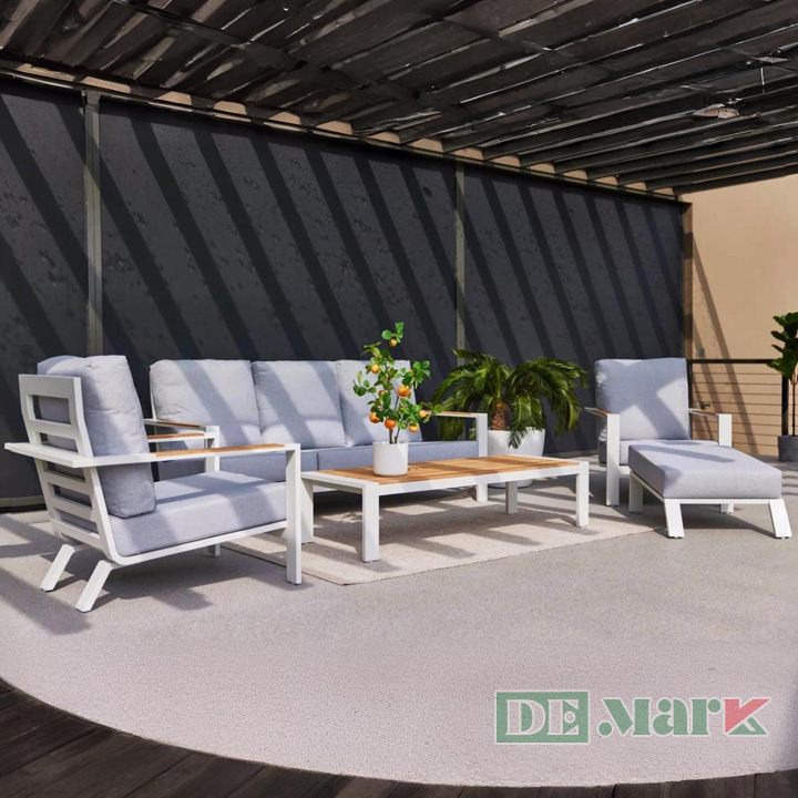 Bàn Ghế Sofa Sắt Hộp MT1031