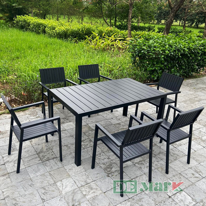 bàn ghế ngoài trời polywood
