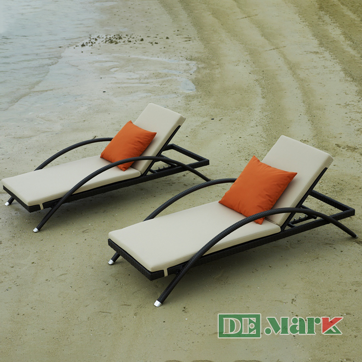 Giường Nằm Bể Bơi Nhựa Giả Mây MT488