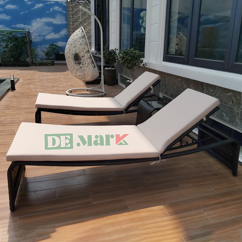 Giường Nằm Bể Bơi Mây Nhựa MT441