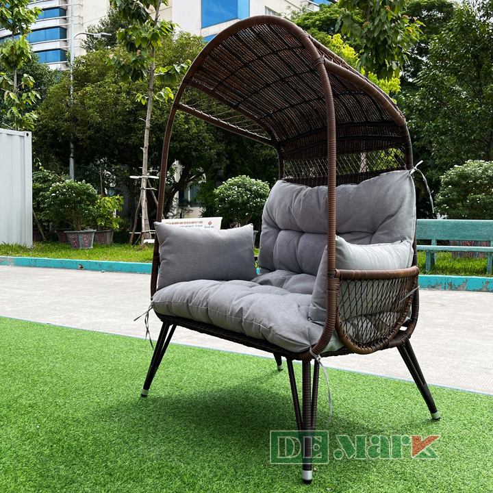 Ghế Lười Thư Giãn Nhựa Giả Mây MT986