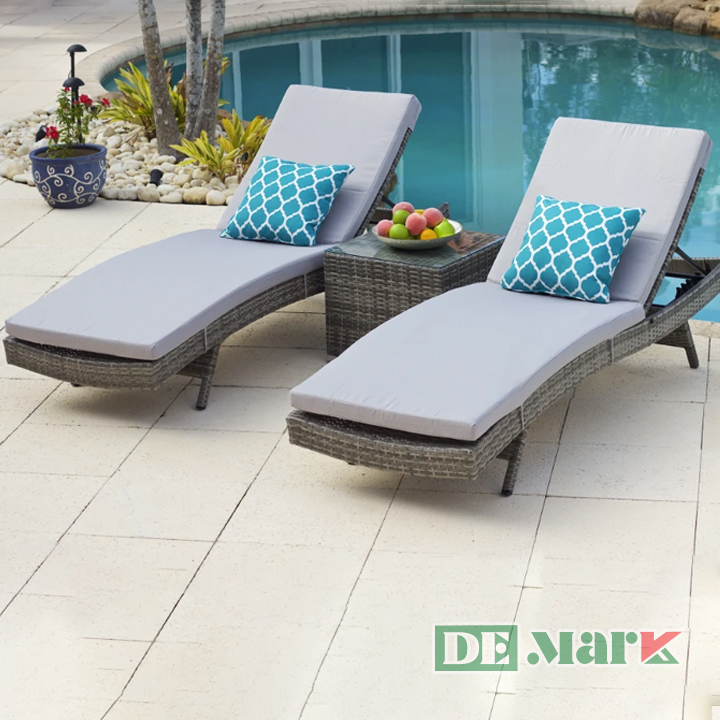 Ghế Hồ Bơi Mây Nhựa MT462