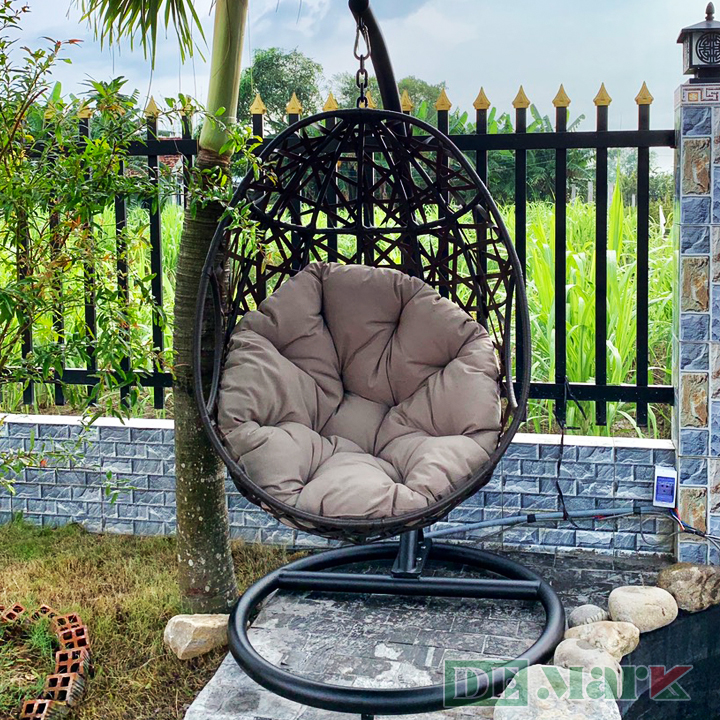 Xích Đu Giọt Nước Nhựa Giả Mây MT975