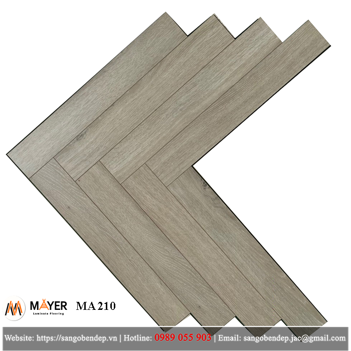 Sàn gỗ xương cá Mayer MA 210