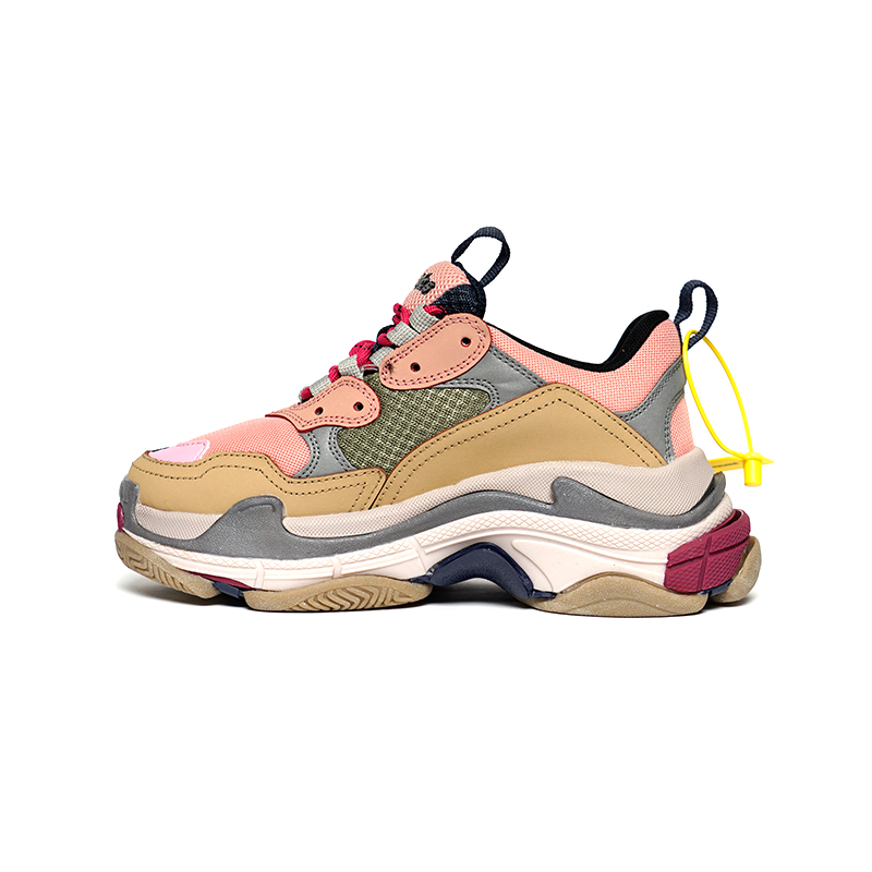 Balenciaga Triple S Pink Clear Sole Nữ Full Size  Chất Lượng