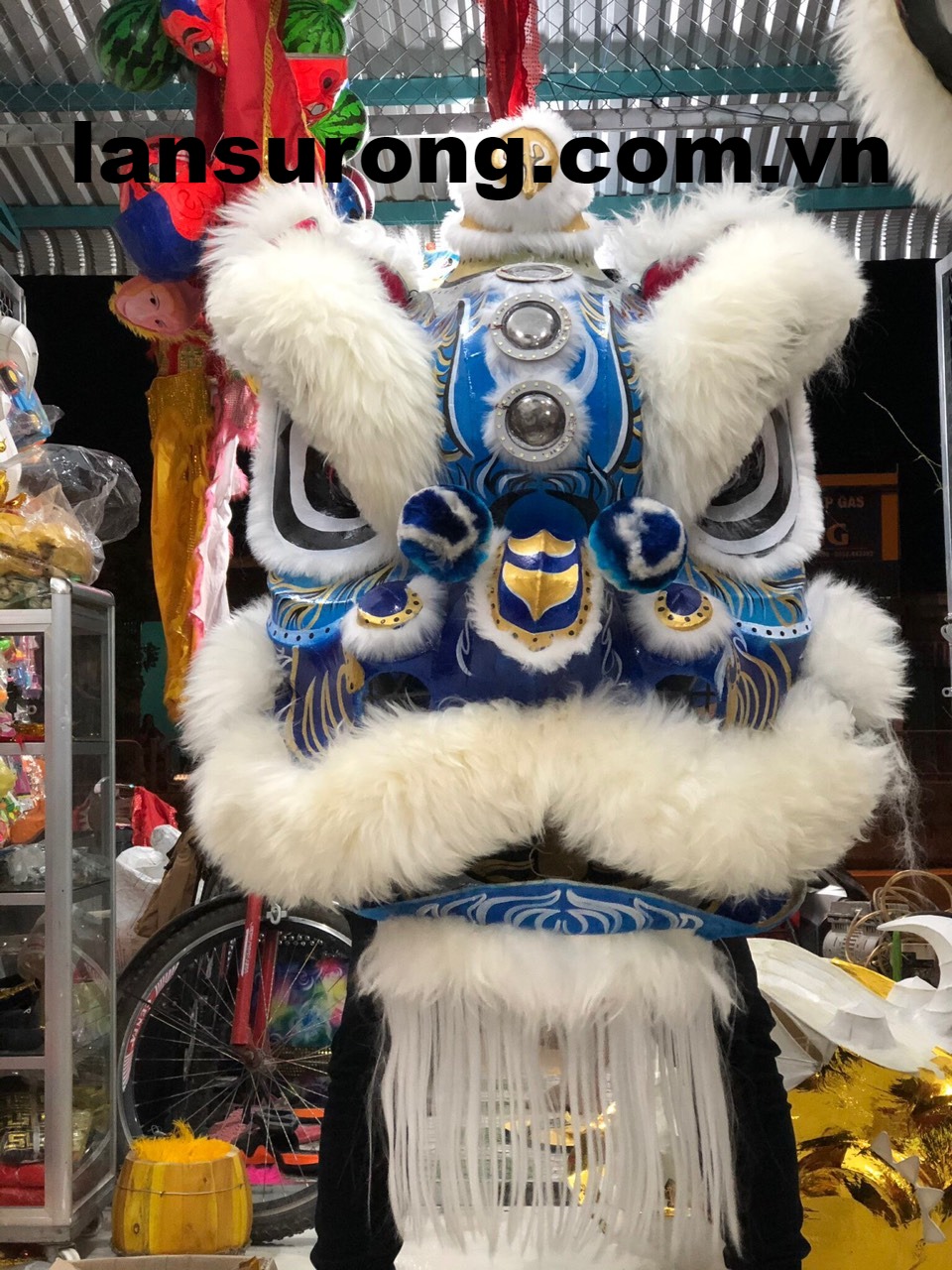 Đầu lân giá rẻ nhất