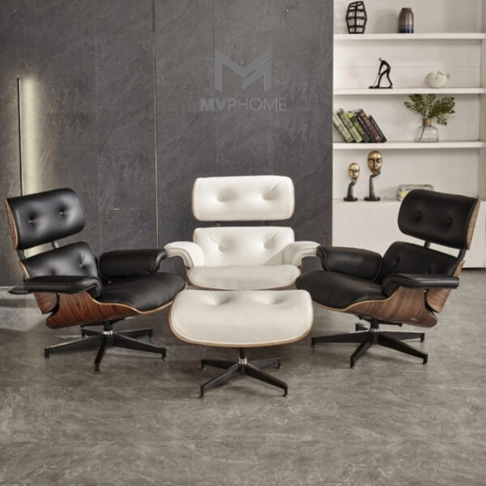 Ghế thư giãn Eames Lounge and Ottoman - GTG003