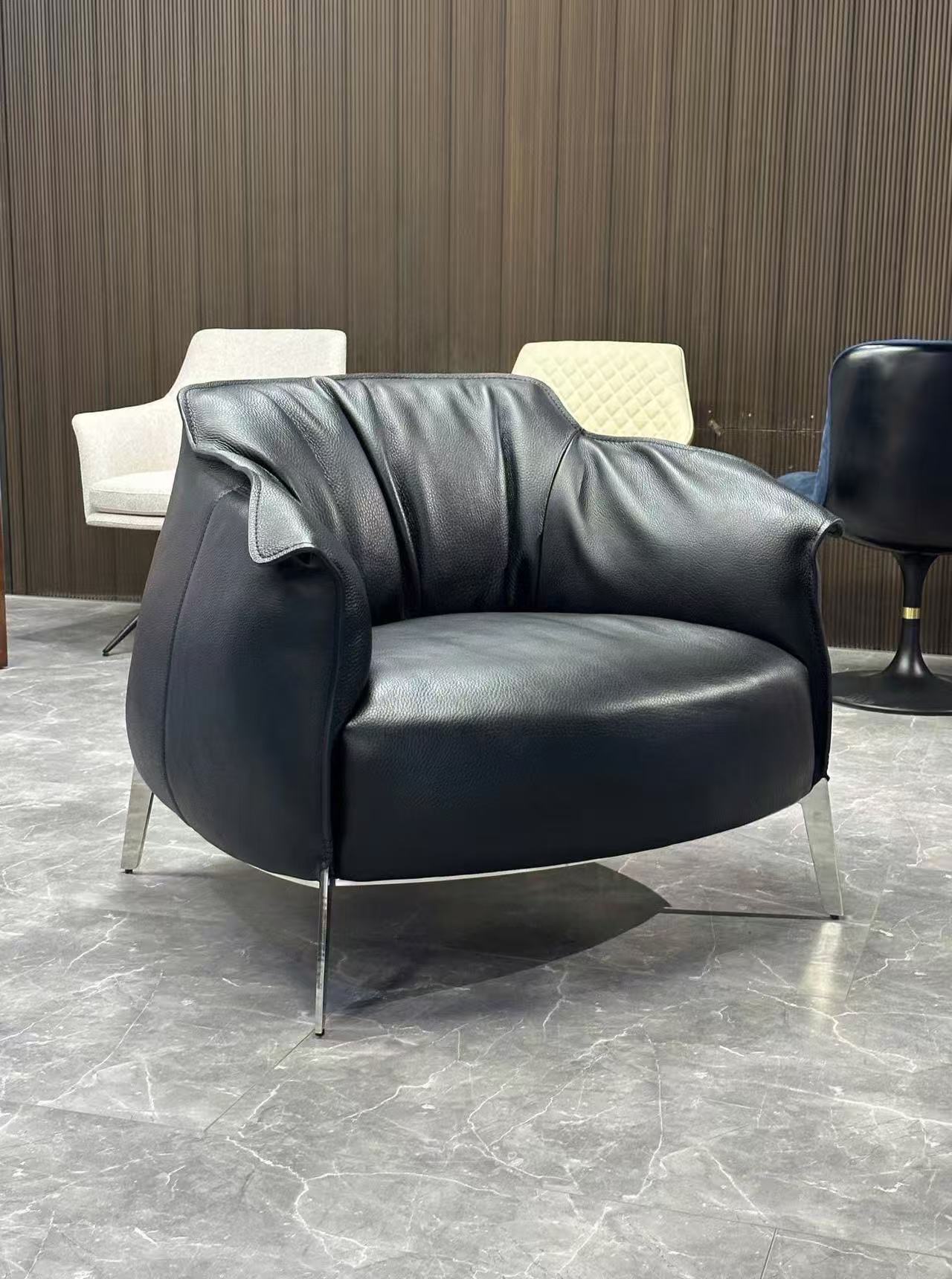 Ghe sofa don Armchair Barcelona hien dai