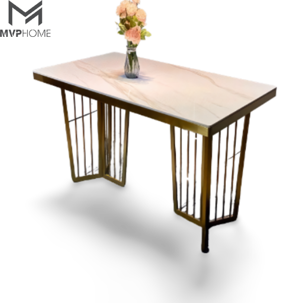 BÀN ĂN CHÂN 3 CẠNH VIỀN BO MẶT ĐÁ - BACCN1