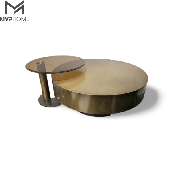 Bàn Trà Inox Xước
