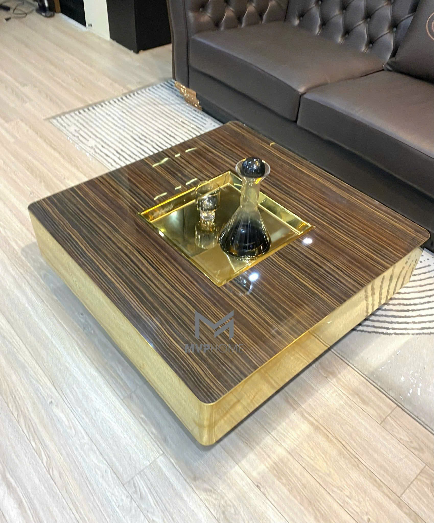 Bàn Trà LongHi Lord ( Bản Inox mạ PVD)