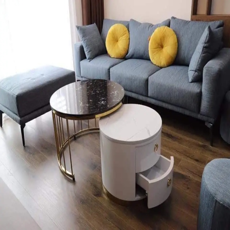 Bàn trà đôi có hộp BT02