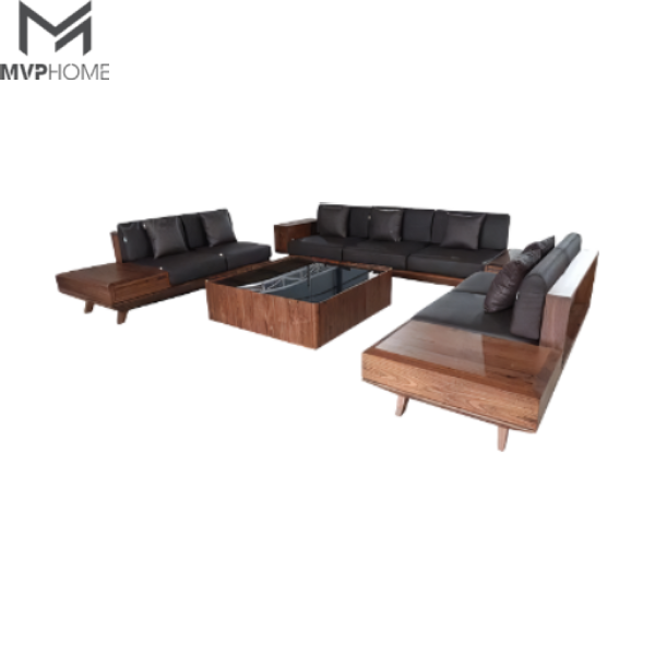 Sofa gỗ nguyên khối Osaka