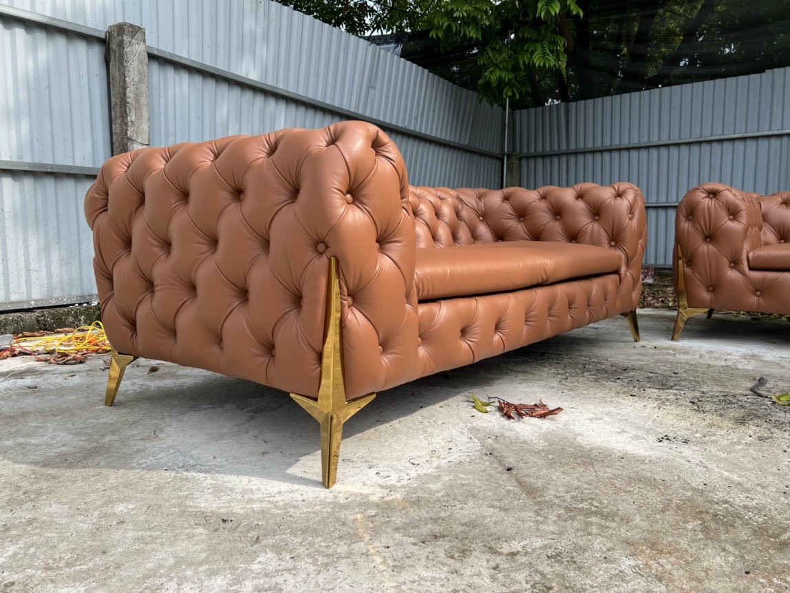 Sofa tân cổ điển Louis da nhập khẩu