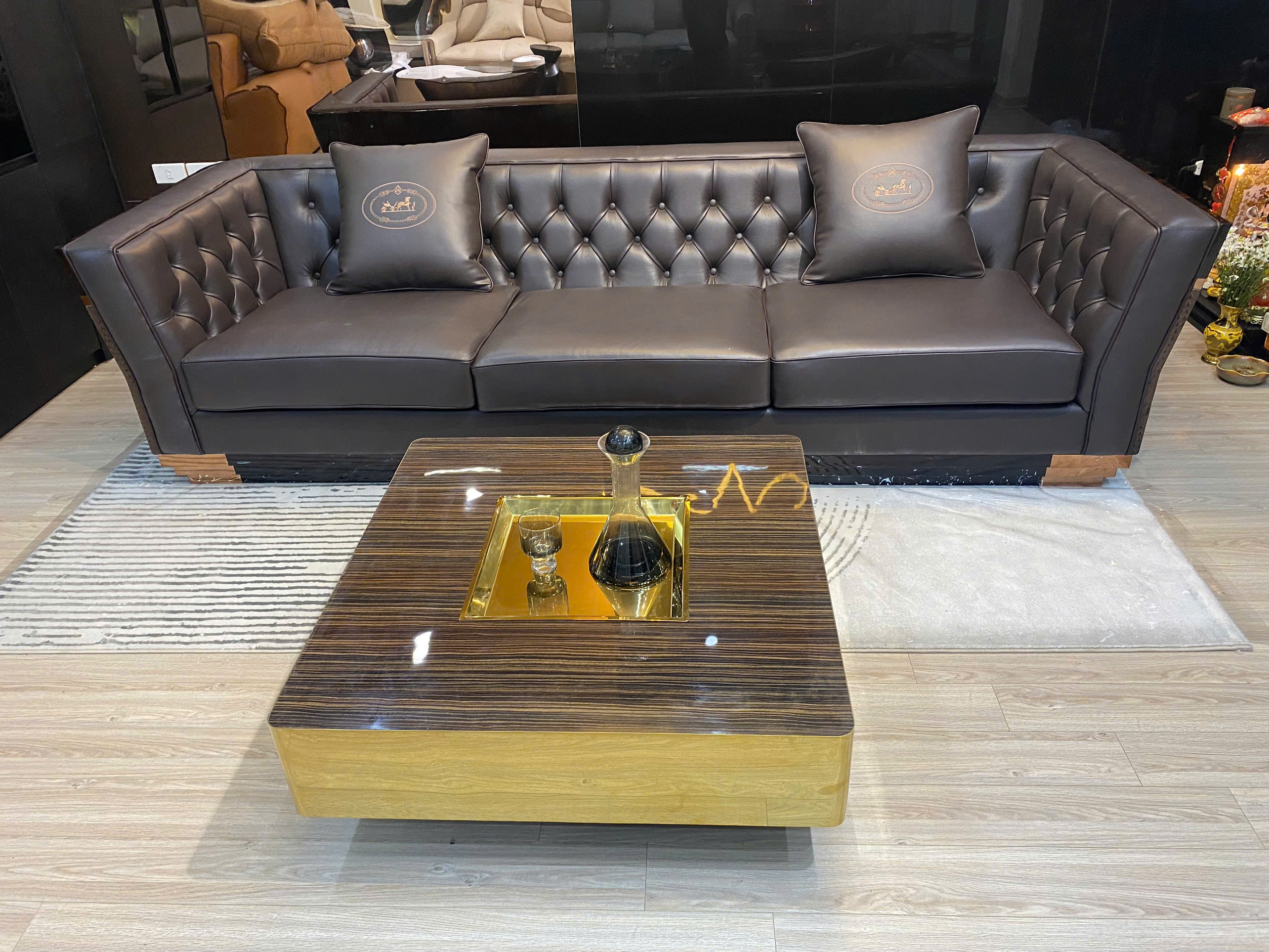 Sofa văng tân cổ điển nhập khẩu - SF090