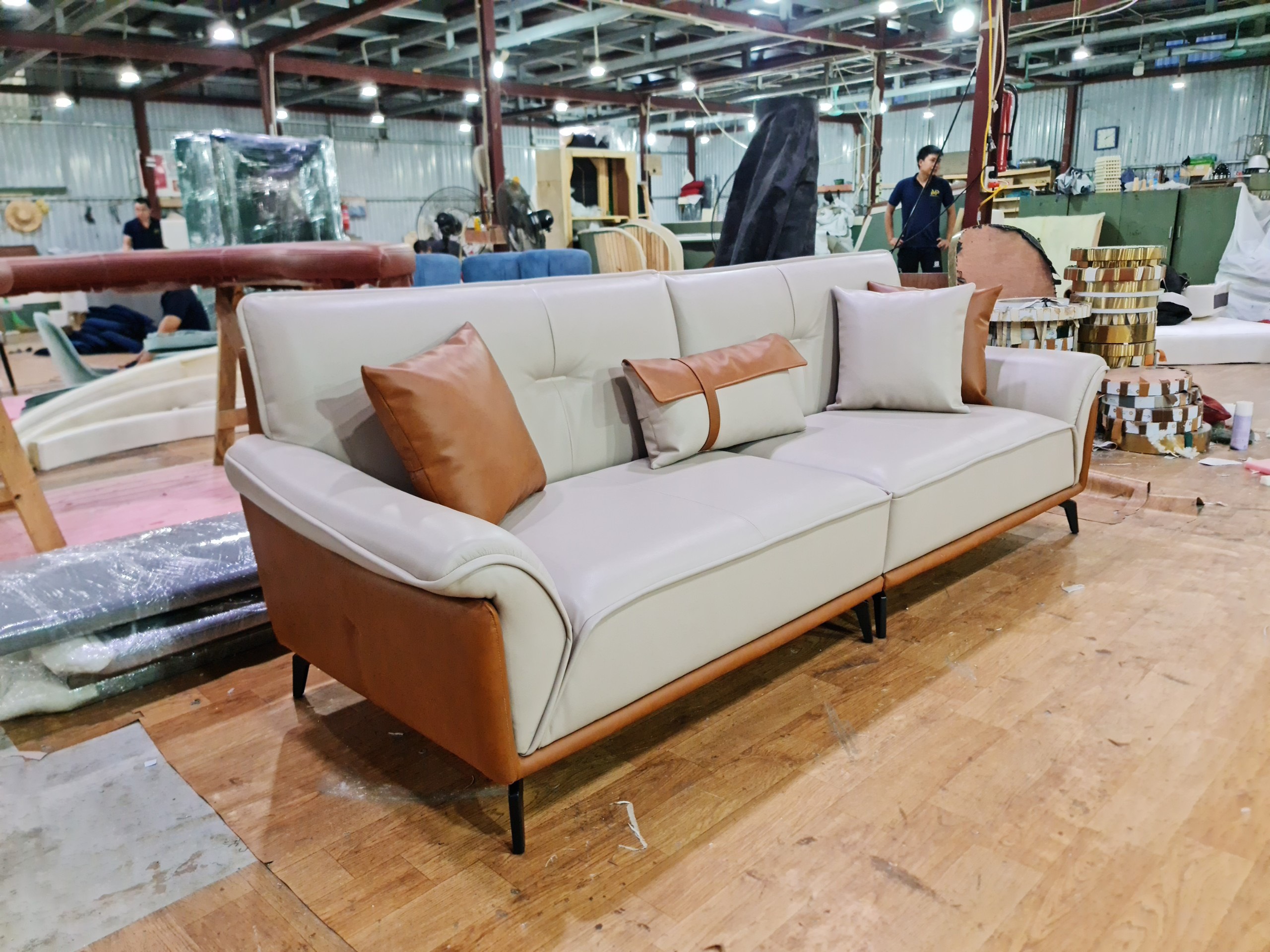 Sofa da Maya da Hàn nhập khẩu - SF044
