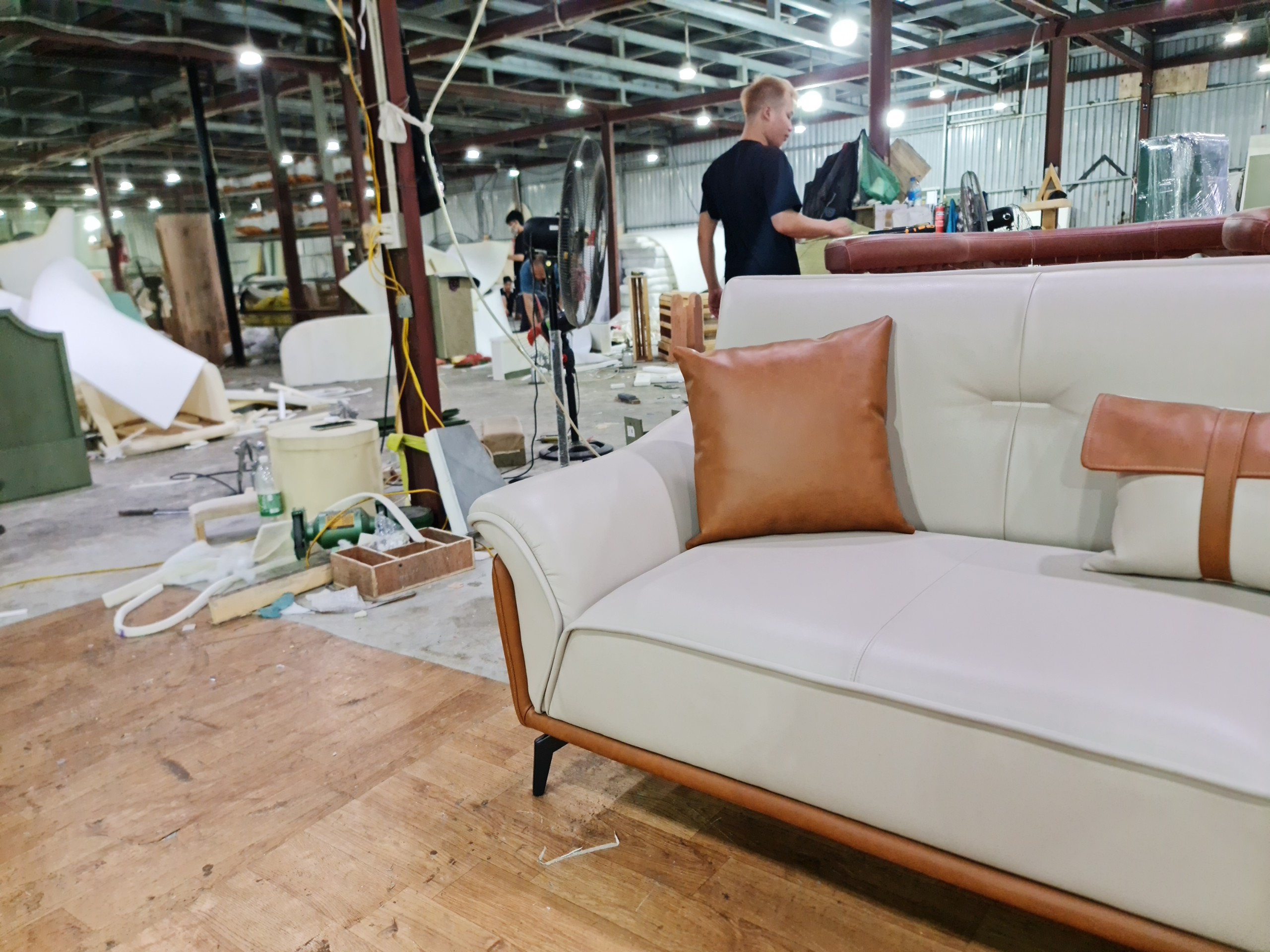 Sofa da Maya da Hàn nhập khẩu - SF044