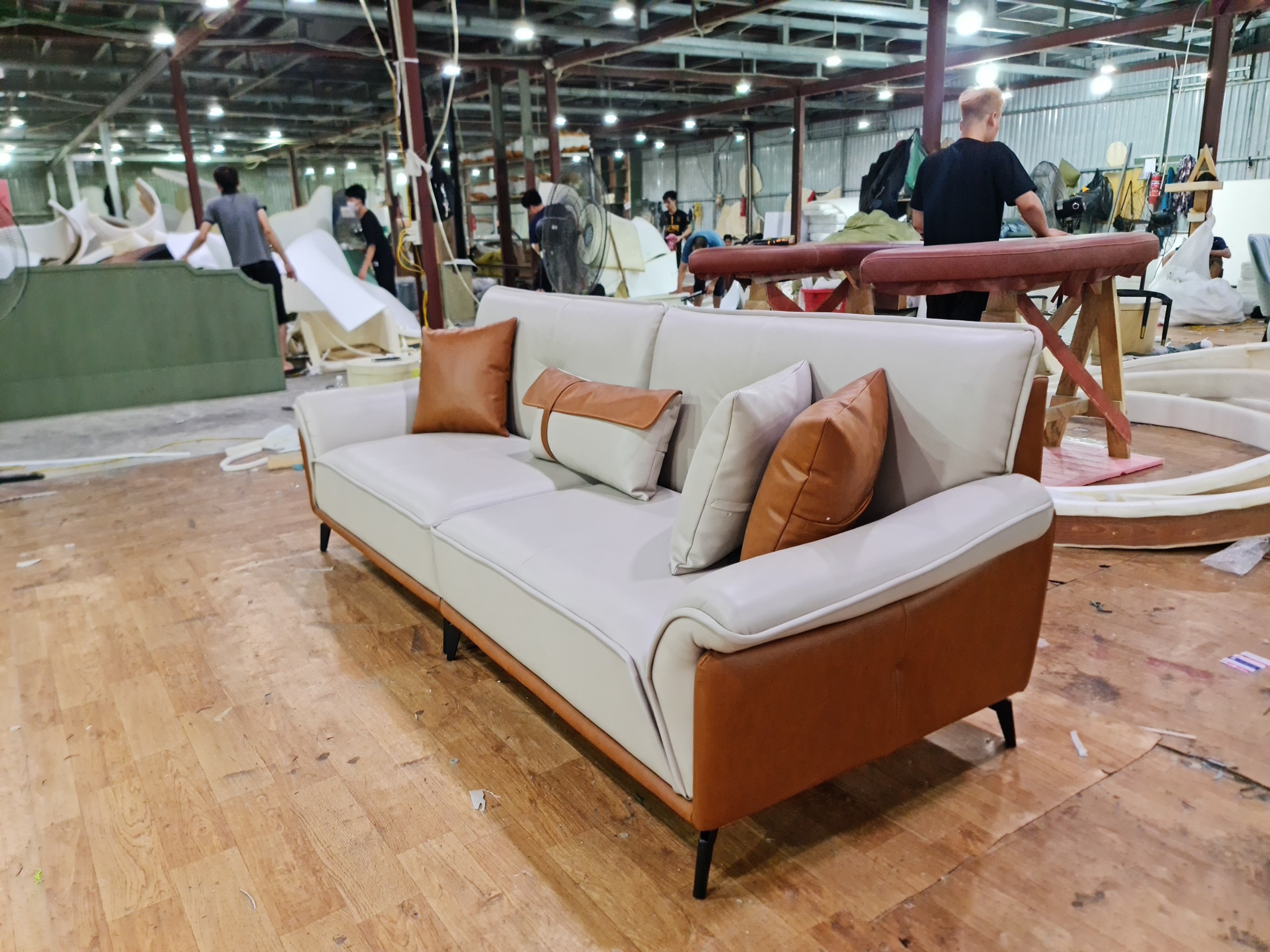 Sofa da Maya da Hàn nhập khẩu - SF044