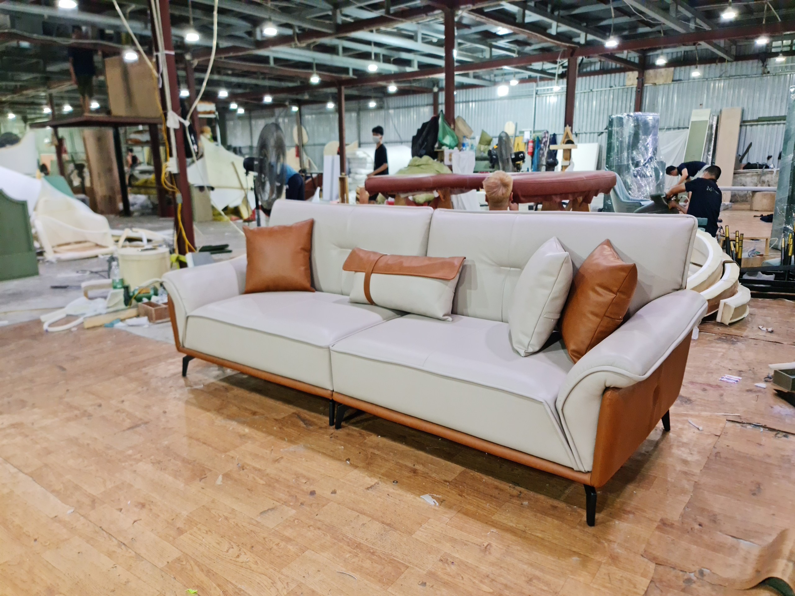 Sofa da Maya da Hàn nhập khẩu - SF044