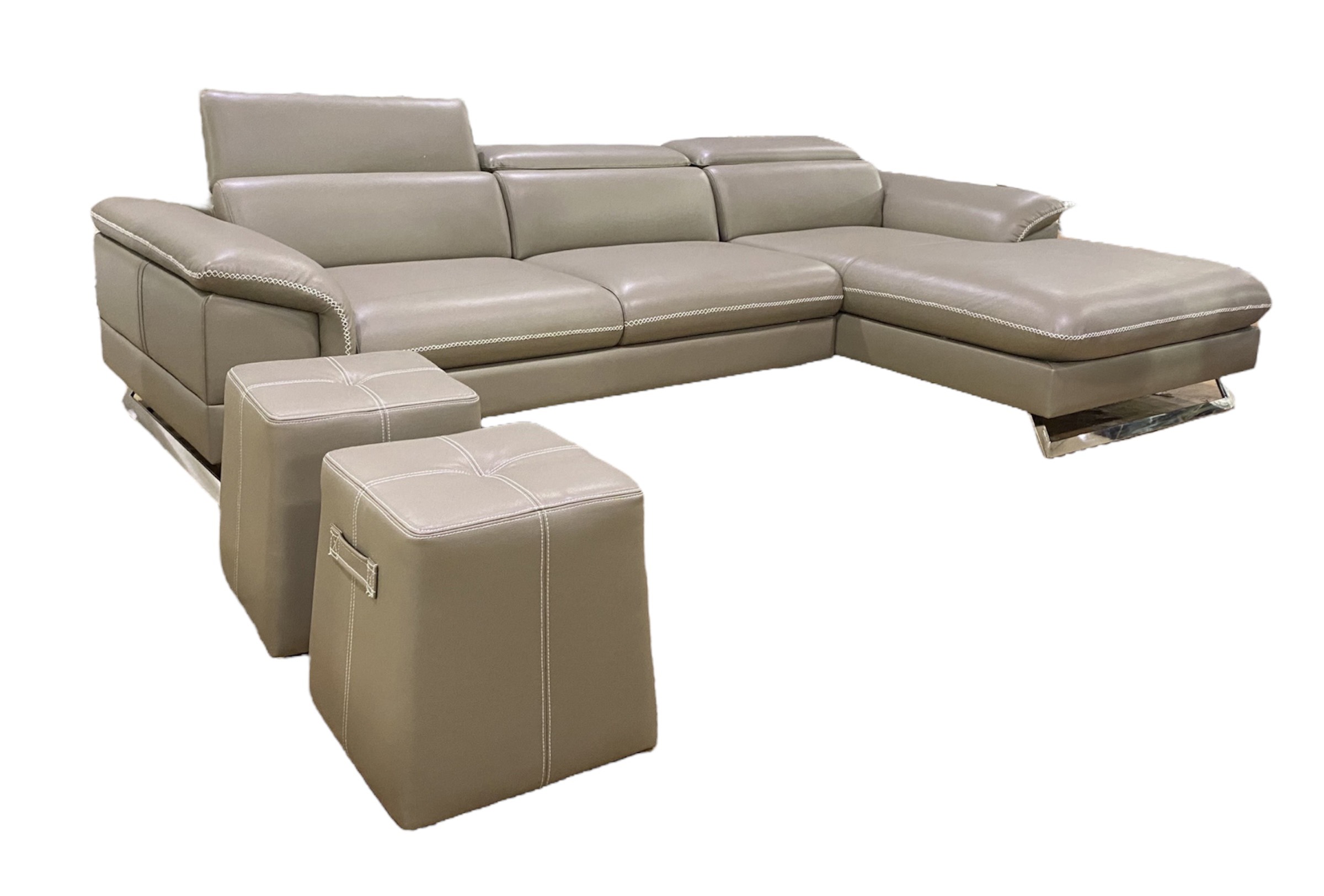 Sofa góc da Hàn Roman - SF020