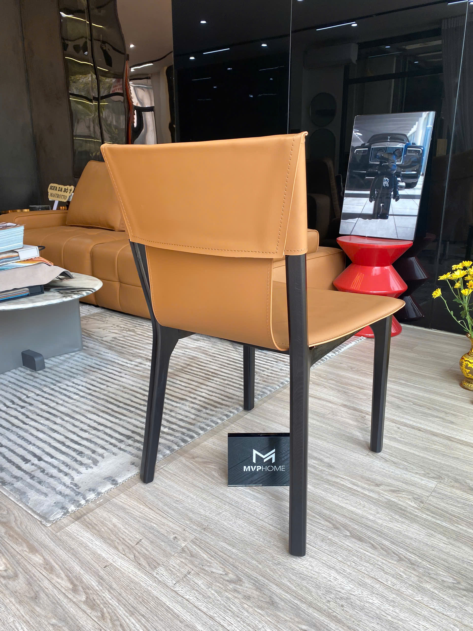 Ghế Da Yên Ngựa Dora Chair