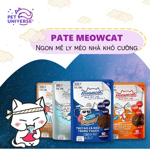 PATE MEOWCAT- NGON MÊ LY MÈO NHÀ KHÓ CƯỠNG