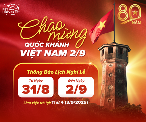 THÔNG BÁO NGHỈ LỄ QUỐC KHÁNH 2/9