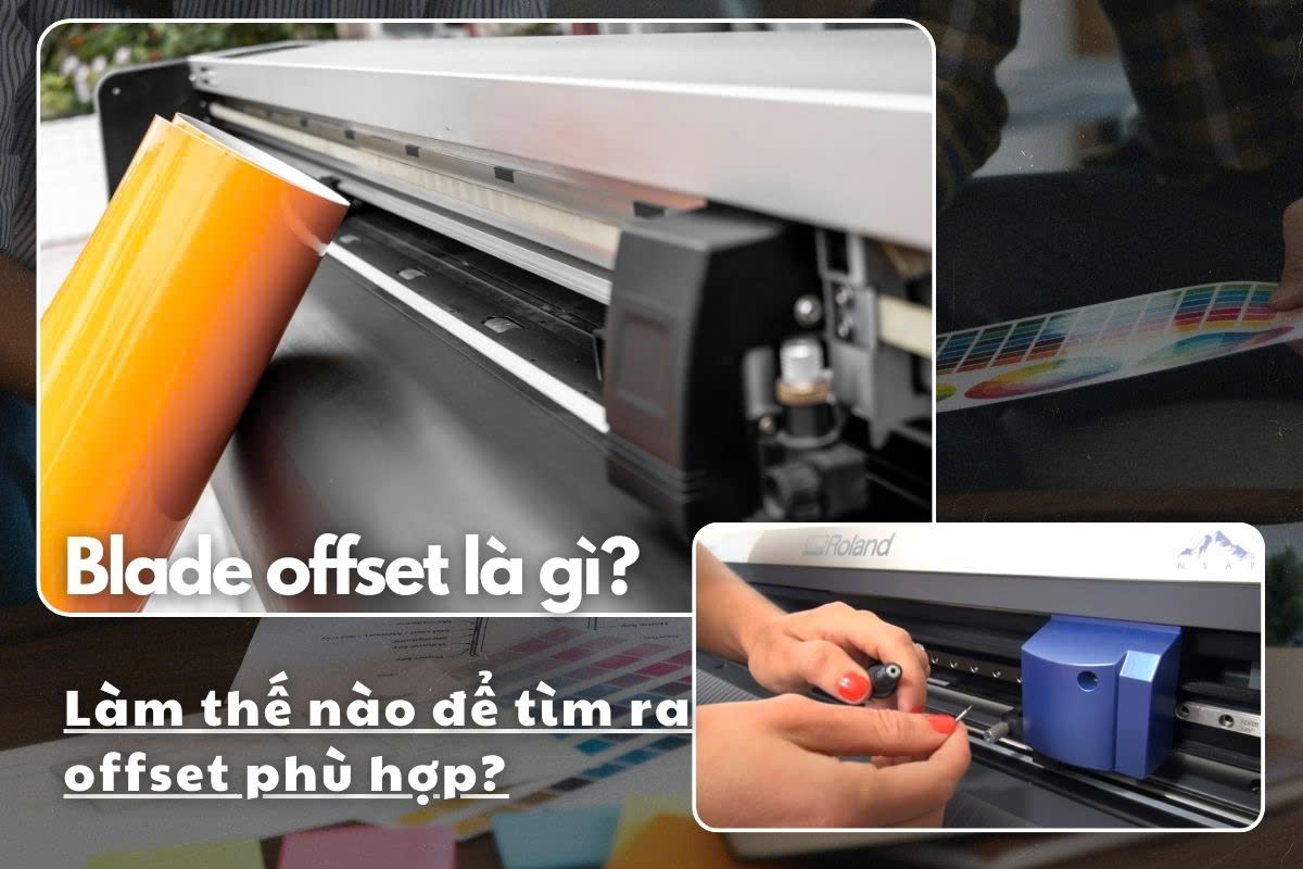 Máy cắt decal bị lỗi và cách tìm ra blade offset phù hợp