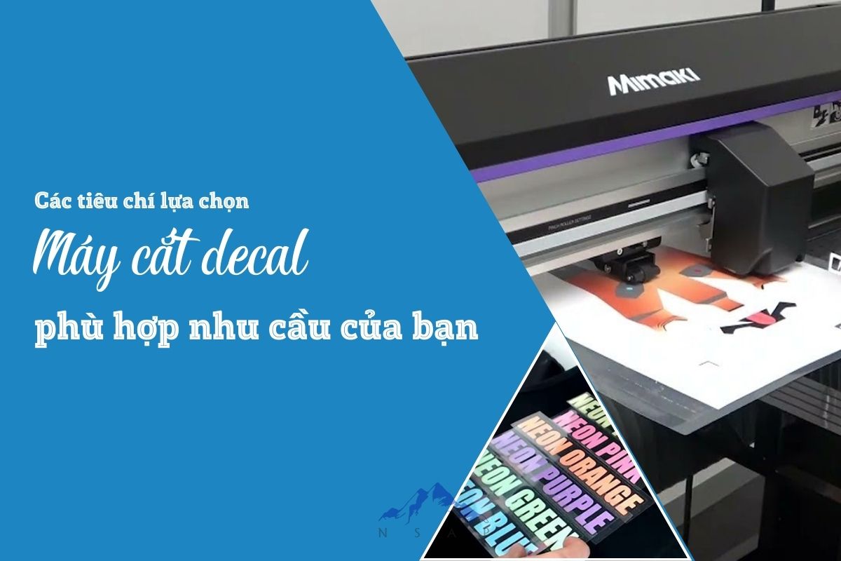 Cách lựa chọn máy cắt decal phù hợp nhu cầu