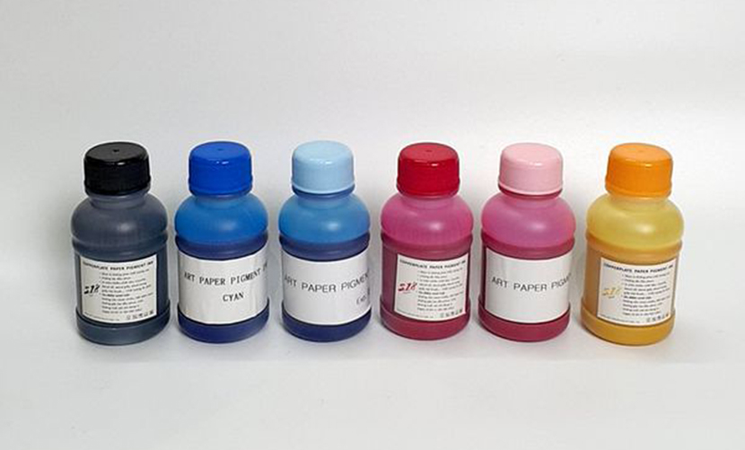 mực pigment mực không phai