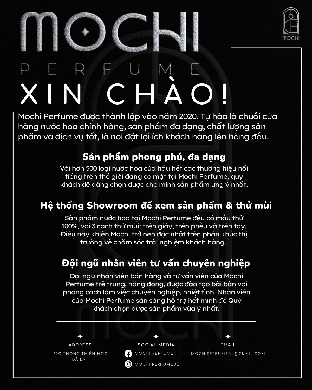 ✨ 𝑴𝒐𝒄𝒉𝒊 𝑷𝒆𝒓𝒇𝒖𝒎𝒆 𝑿𝒊𝒏 𝒄𝒉𝒂̀𝒐!! ✨