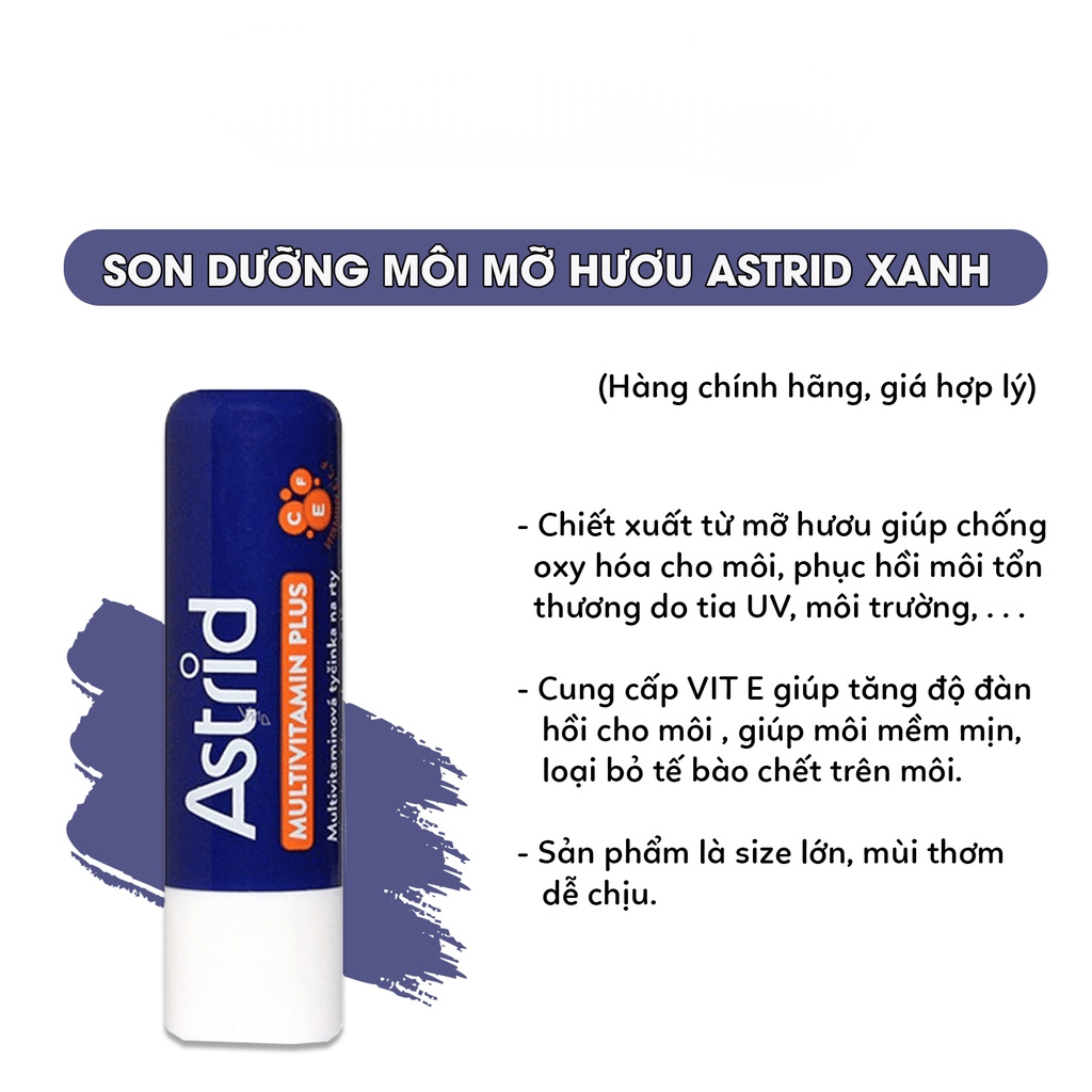 Astrid Son Dưỡng Môi - Xanh