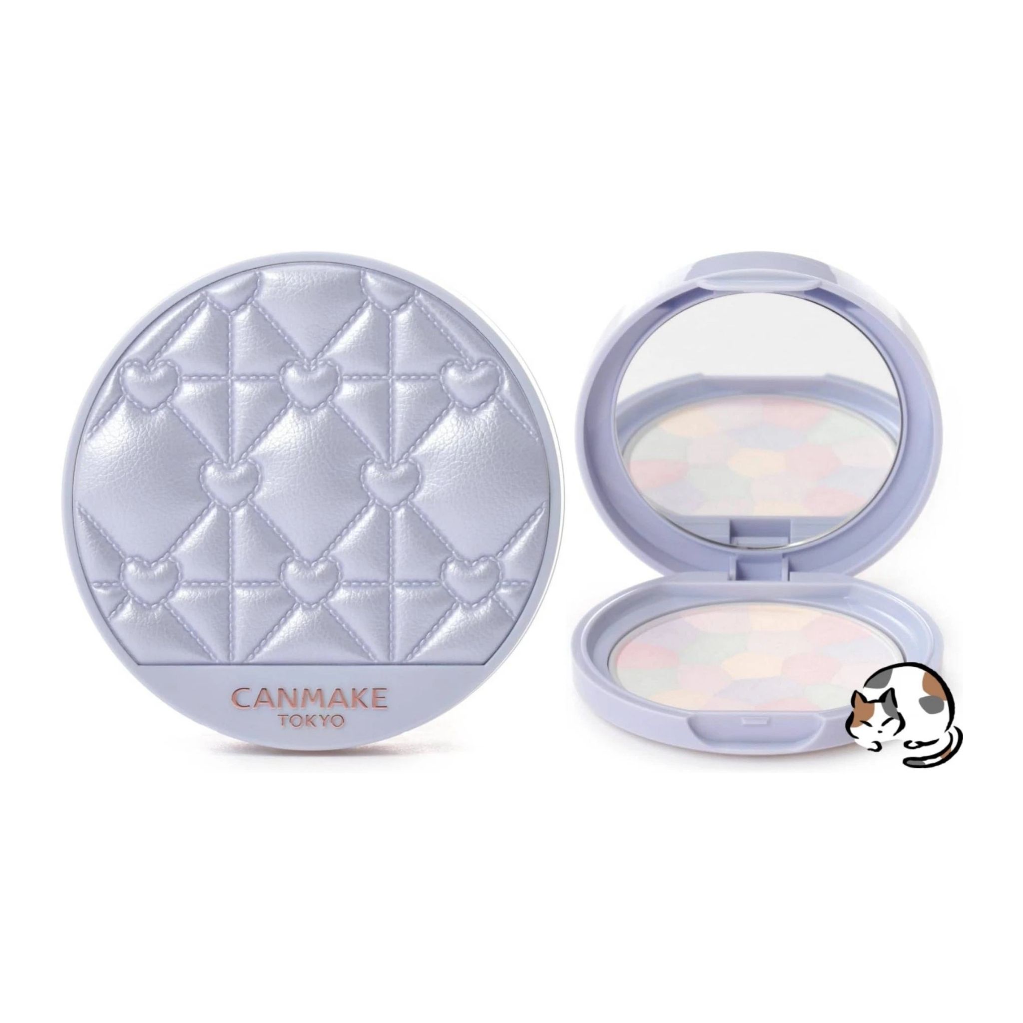 Canmake Phấn phủ Illuminating Finish Powder (Da Xanh) - Abloom 01