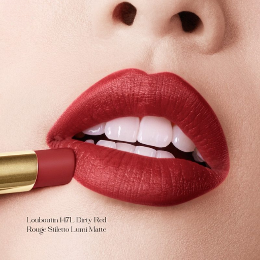Christian Louboutin Rouge Stiletto Lumi Matte