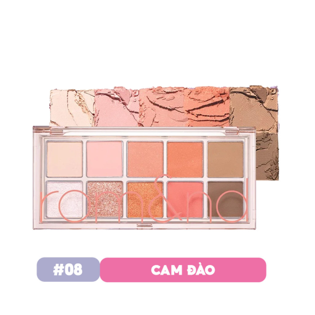 Romand Phấn Mắt Better Than Palet 10 Ô - NO.5 Shade & Shadow Garden