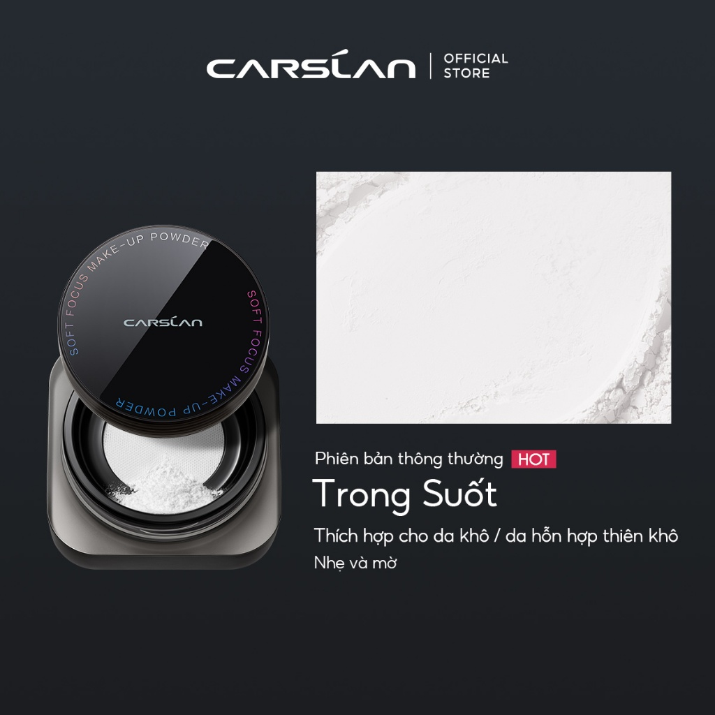 Carslan Phấn Phủ Bột Soft Focus Make-Up Powder 1g - Trong suốt mini
