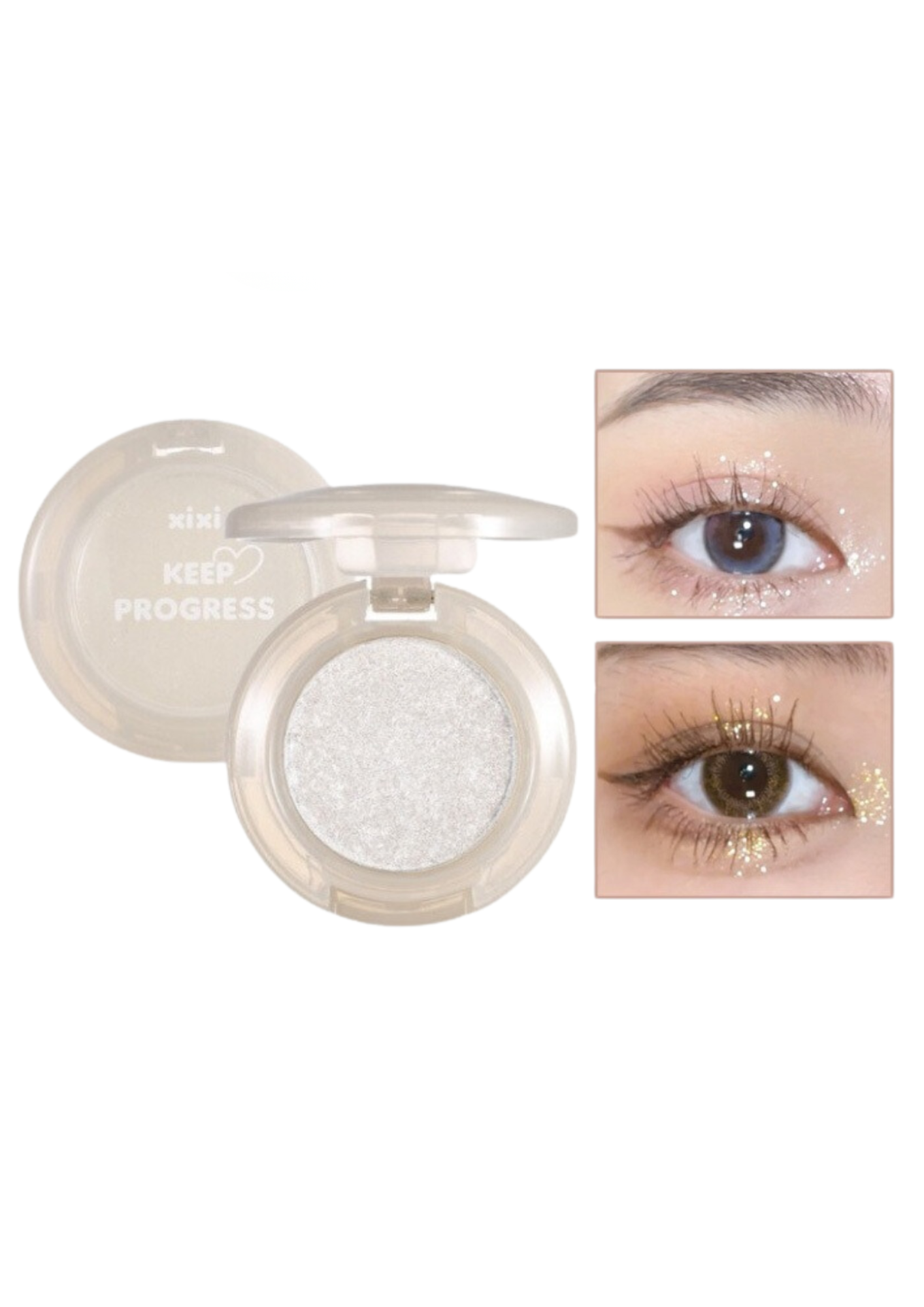 DL 10/2026 - XIXI Nhũ Bắt Sáng Bulb Plan Eyeshadow Flawless Skin Clear Highlighter - 04