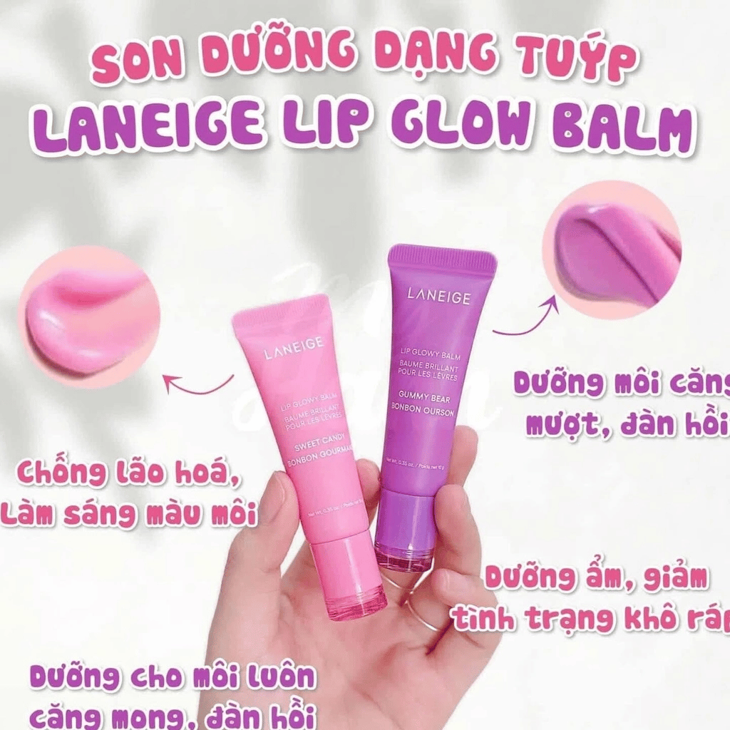 Laneige Son Dưỡng Lip Glowy Balm D/C - Gummy Bear
