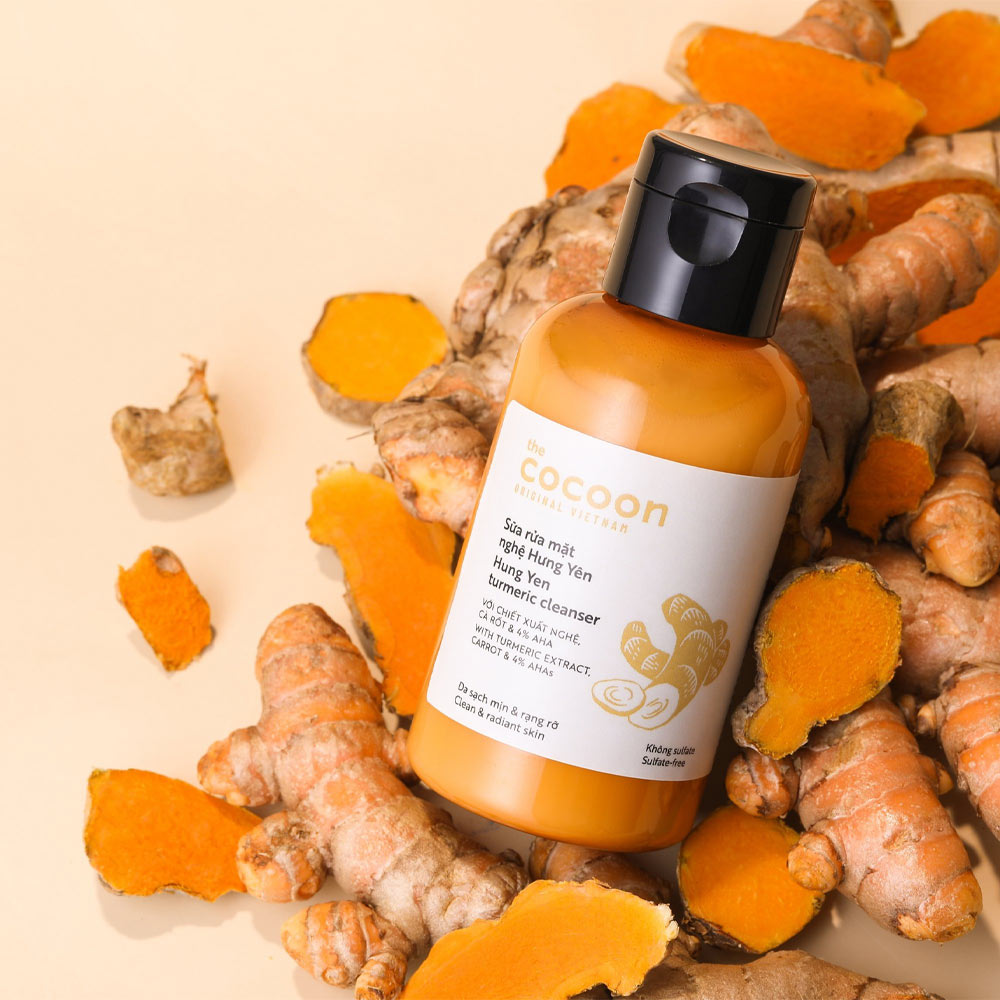 COCOON Sữa Rửa Mặt Nghệ Hưng Yên Mini140ml