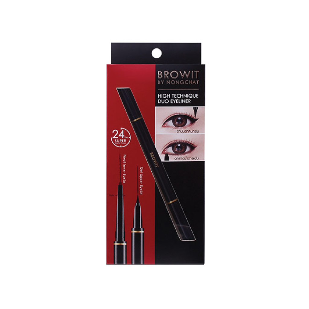 Nongchat Browit Bút Kẻ Mắt 2 Đầu High Technique Duo Liner 0.5ml+0.14g