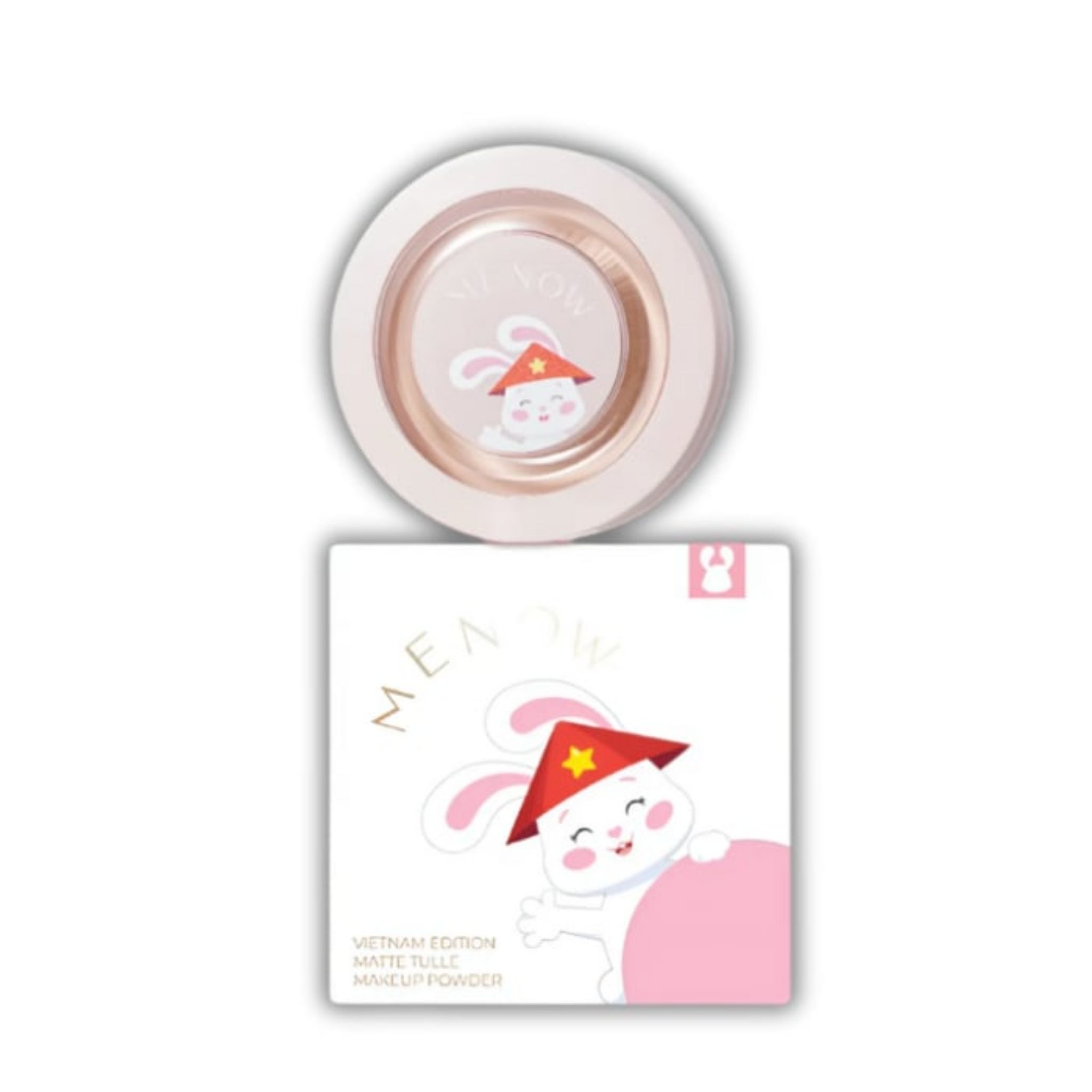 Menow Matte Pressed Powder Compact - E01 Translucent