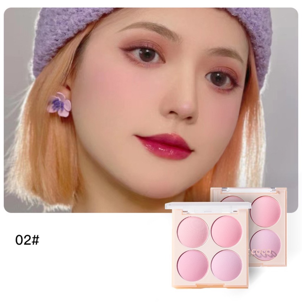 Pink coco Bảng Má Hồng 4 Màu #02