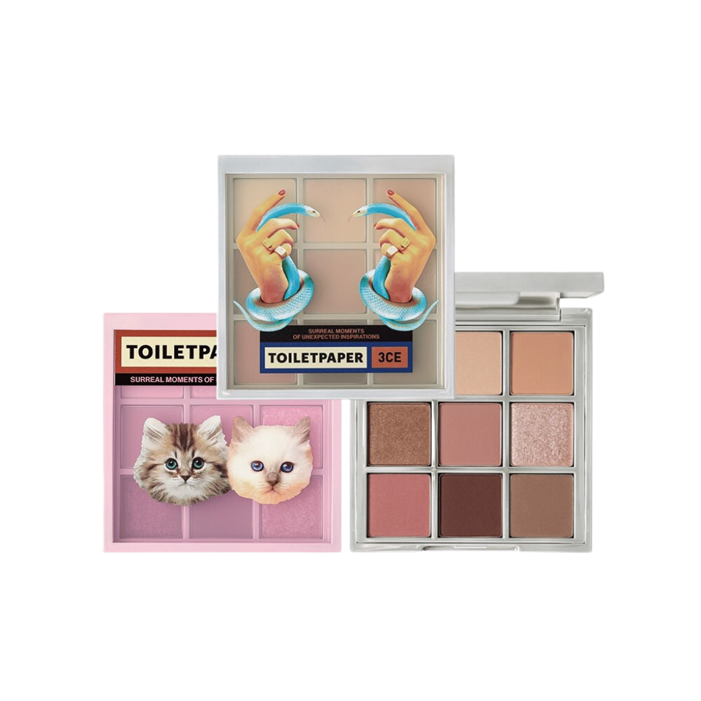 (Toilet Paper) 3CE Màu mắt 9 Ô Multi Eye Color Palette - Rosy Muhly