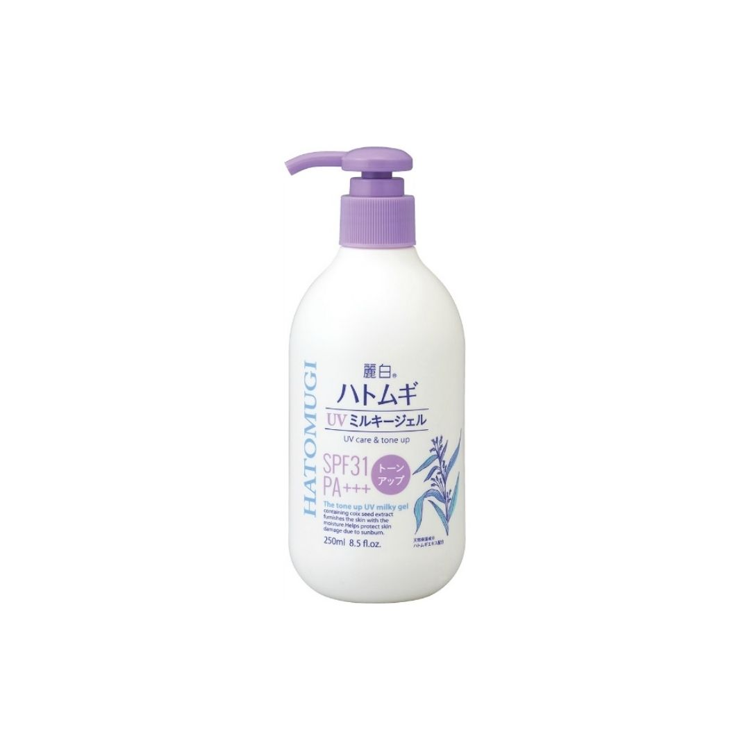 Hatomugi Sữa Dưỡng Thể Nâng Tông UV Care & Tone Up SPF31 PA+++ 250ml D/C